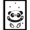 Quadro Decorativo Infantil Urso Panda - 4940g3