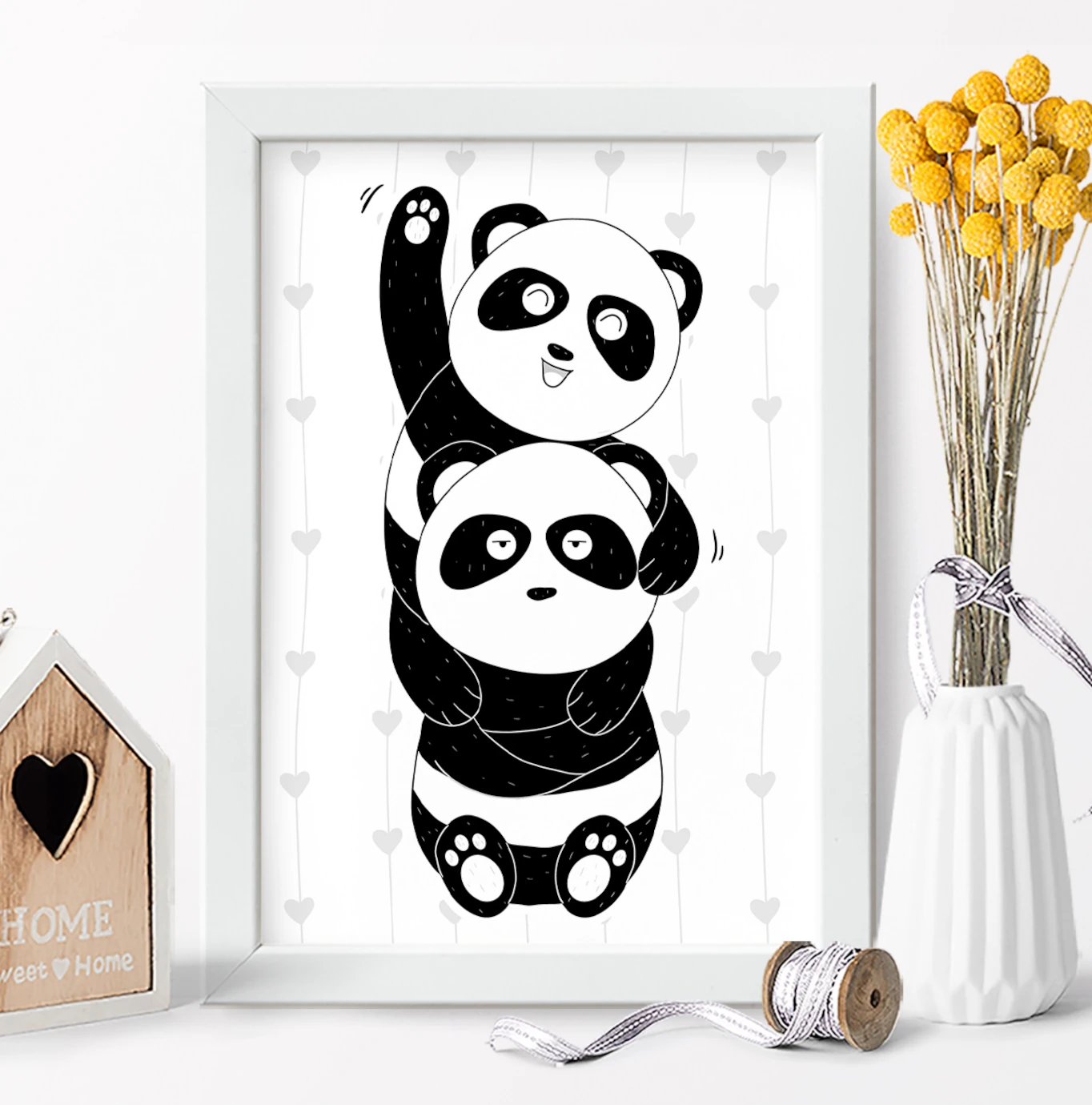 Quadro Decorativo Infantil Bebê Urso Panda SKU: 4634C4 – Loja da