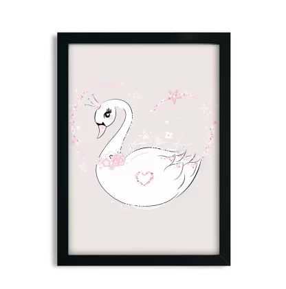 Quadro decorativo infantil Cisne SKU: 5157g1