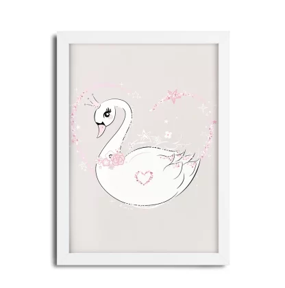 Quadro decorativo infantil Cisne SKU: 5157g1