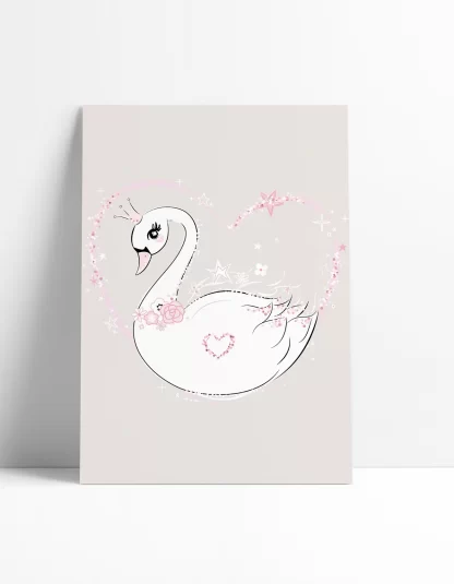 Quadro decorativo infantil Cisne SKU: 5157g1