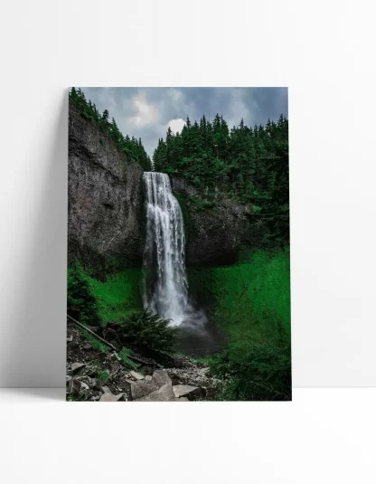 Quadro Decorativo Natureza Paisagem Cachoeira - SKU: 224g4