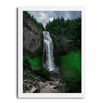 Quadro Decorativo Natureza Paisagem Cachoeira - SKU: 224g4