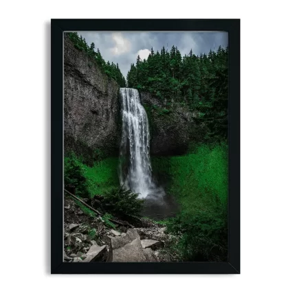 Quadro Decorativo Natureza Paisagem Cachoeira - SKU: 224g4