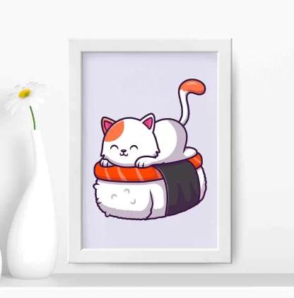 Quadro decorativo Gato Gatinho SKU: 340gt