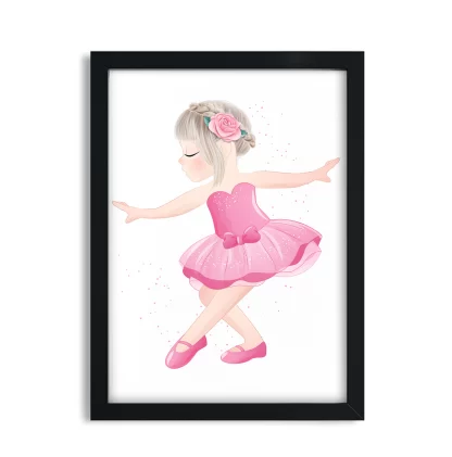 Quadro Decorativo Infantil Bailarina SKU: 4553g2