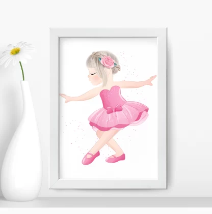 Quadro Decorativo Infantil Bailarina SKU: 4553g2