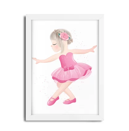 Quadro Decorativo Infantil Bailarina SKU: 4553g2