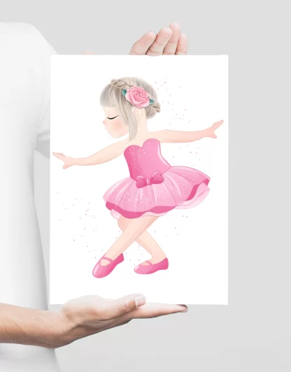 Quadro Decorativo Infantil Bailarina SKU: 4553g2