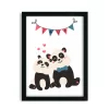 Quadro Decorativo Infantil Ursinho Panda Boa Noite SKU: 4310g2