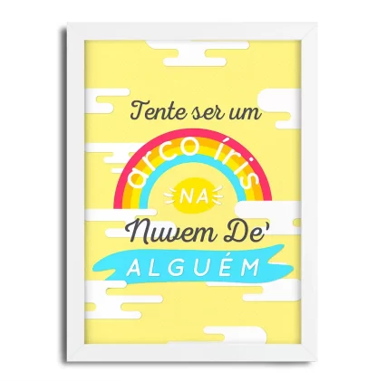 Quadro Decorativo Frase Positiva Motivação SKU: 82fr