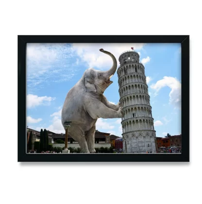 Quadro Decorativo Elefante - SKU: 231g