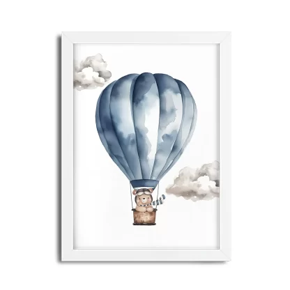 Quadro decorativo infantil ursinho Baloeiro SKU: 6185g5-3