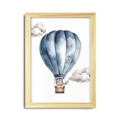 Quadro decorativo infantil ursinho Baloeiro SKU: 6185g5-3