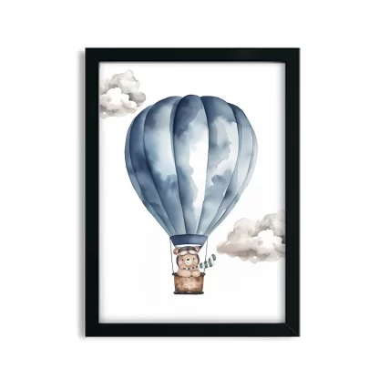 Quadro decorativo infantil ursinho Baloeiro SKU: 6185g5-3