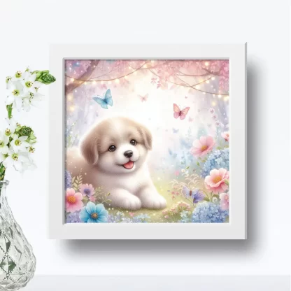 Quadro Decorativo Infantil Cachorrinho