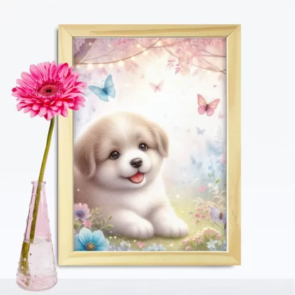 Quadro Decorativo Infantil Cachorrinho