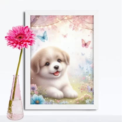 Quadro Decorativo Infantil Cachorrinho