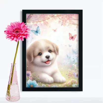 Quadro Decorativo Infantil Cachorrinho