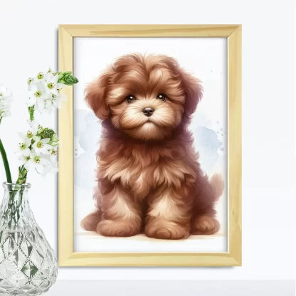 Quadro Decorativo Cachorrinho SKU: 117g37c