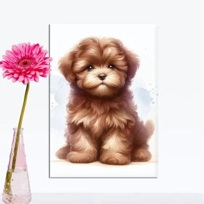 Quadro Decorativo Cachorrinho SKU: 117g37c