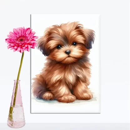 Quadro Decorativo Cachorrinho SKU: 117g38c