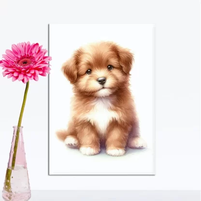 Quadro Decorativo Cachorrinho SKU: 117g39c