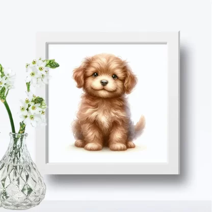 Quadro Decorativo Cachorrinho SKU: 117g40c