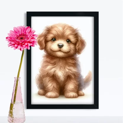 Quadro Decorativo Cachorrinho SKU: 117g40c