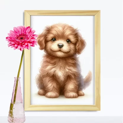 Quadro Decorativo Cachorrinho SKU: 117g40c