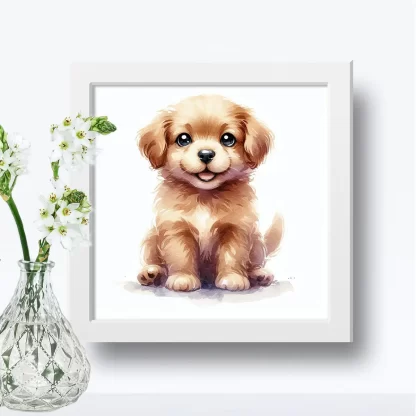 Quadro Decorativo Cachorrinho SKU: 117g49c