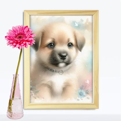 Quadro Decorativo Cachorro para Crianças