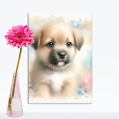 Quadro Decorativo Cachorro para Crianças